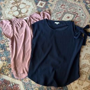 Set of 2 Maette by Stella&Dot tops. EUC Size S